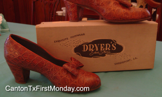Classic and antique footwear like these shoes from. Dryer's Shore Store in Shreveport, Louisiana