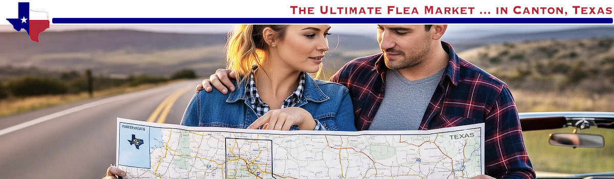 Maps for First Monday Trade Days in Canton, Texas