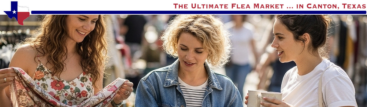 Getting oriented at First Monday Trade Days in Canton, Texas