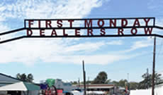 The Dealers Row Gate at First Monday Trade Days in Canton Texas on Highway 19