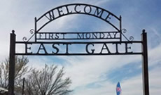 The East Gate at First Monday Trade Days in Canton Texas on Highway 19