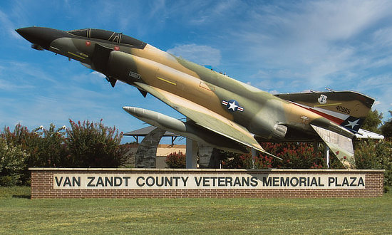 Van Zandt County Veterans Memorial Plaza in Canton, Texas